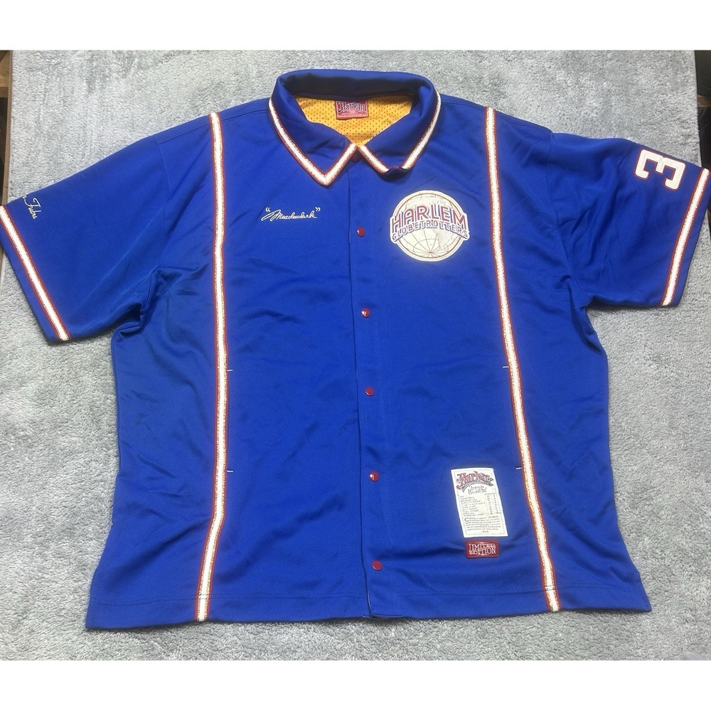 VTG FUBU Harlem Globetrotters Meadowlark Lemon #36 Warmup Jacket Mens 5XL SPOTS